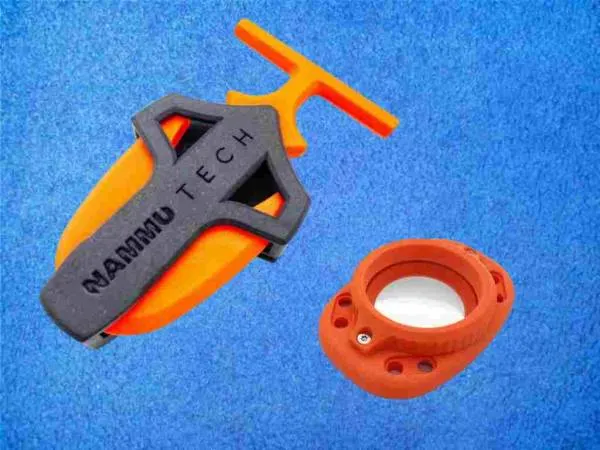 Line Cutter & Tauchspiegel Version 2 Orange als Set