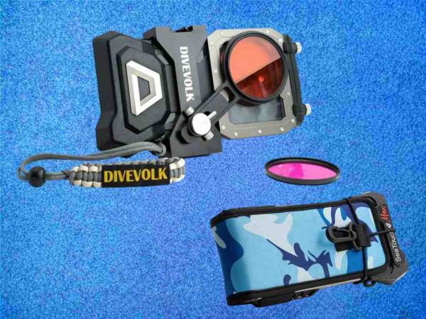 Divevolk Basic Kit mit Filterset und Protective CoverDivevolk SeaTouch 4 MAX Smartphonegehäuse