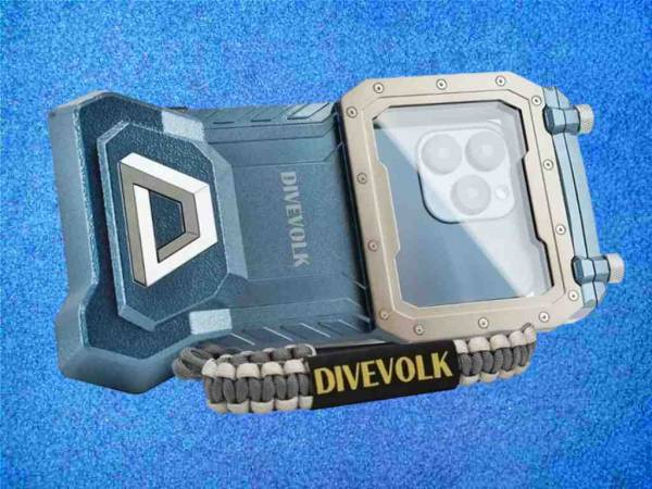 Divevolk SeaTouch 4 MAX Blau Smartphonegehäuse