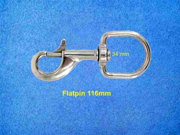 flatpin boltsnap, 116mm