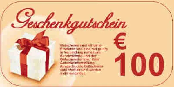 gutschein 100euro