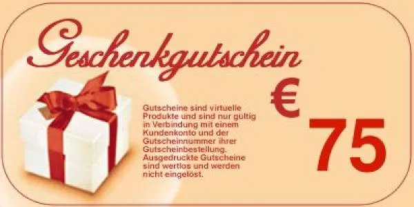 gutschein 75euro