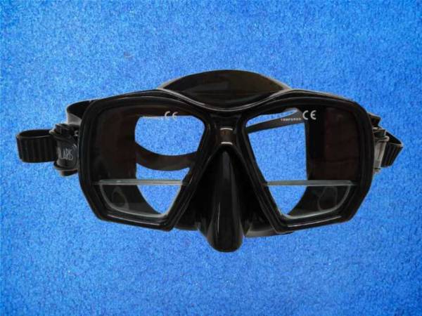 polaris maske plus, tauchermaske mit optischen Gläsern