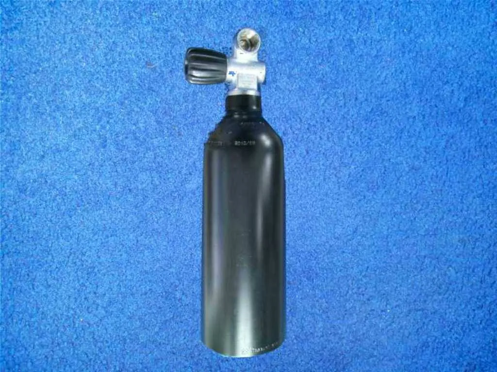 Alu Tauchflasche 2,0 L mit Monoventil DIN