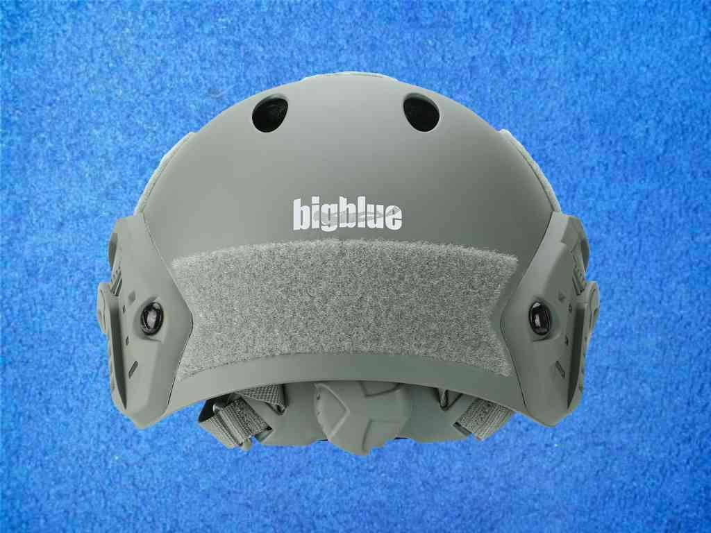 Bigblue Tauchhelm Grau für Höhlentaucher, hinter