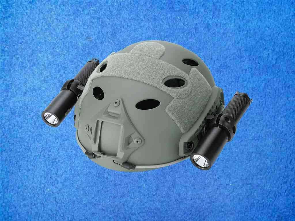 Bigblue Tauchhelm mit Bigblue AL1300NP Tauchlampe