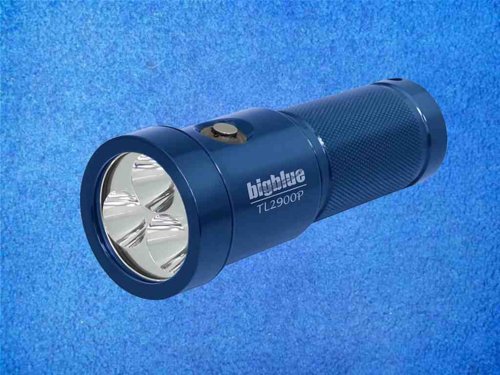 Bigblue TL2900P Tauchlampe - Blau