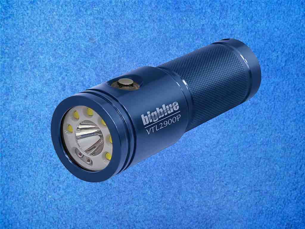 Bigblue VTL2900P Tauchlampe - Blau