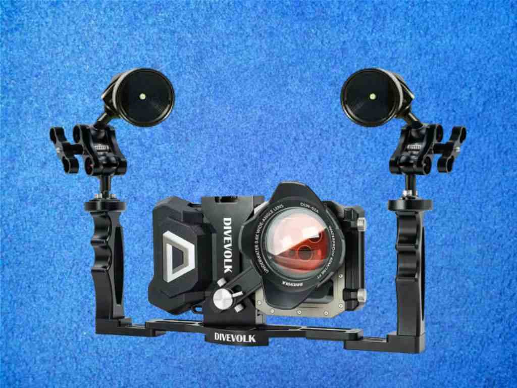 Divevolk Videograph Kit mit 2x Bigblue Videolampe