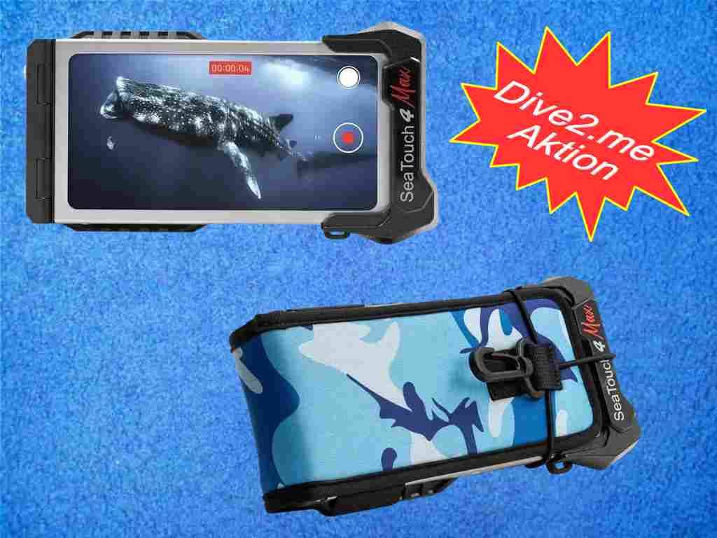 Divevolk SeaTouch 4 MAX Plus Smartphonegehäuse mit Cover