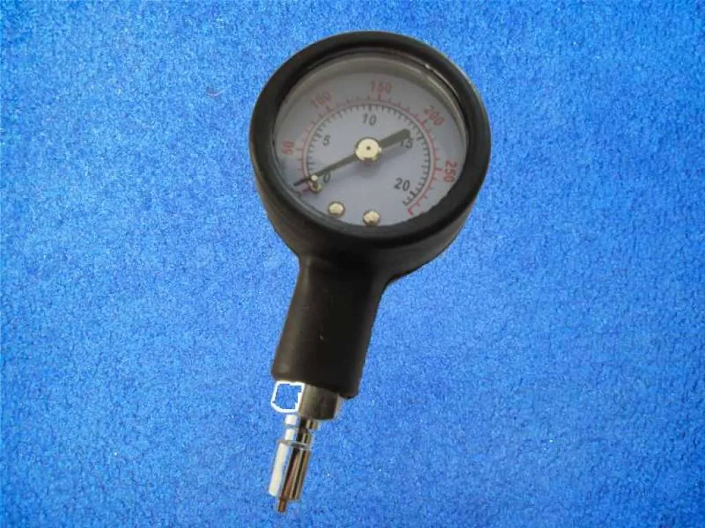 Mitteldruck, Manometer