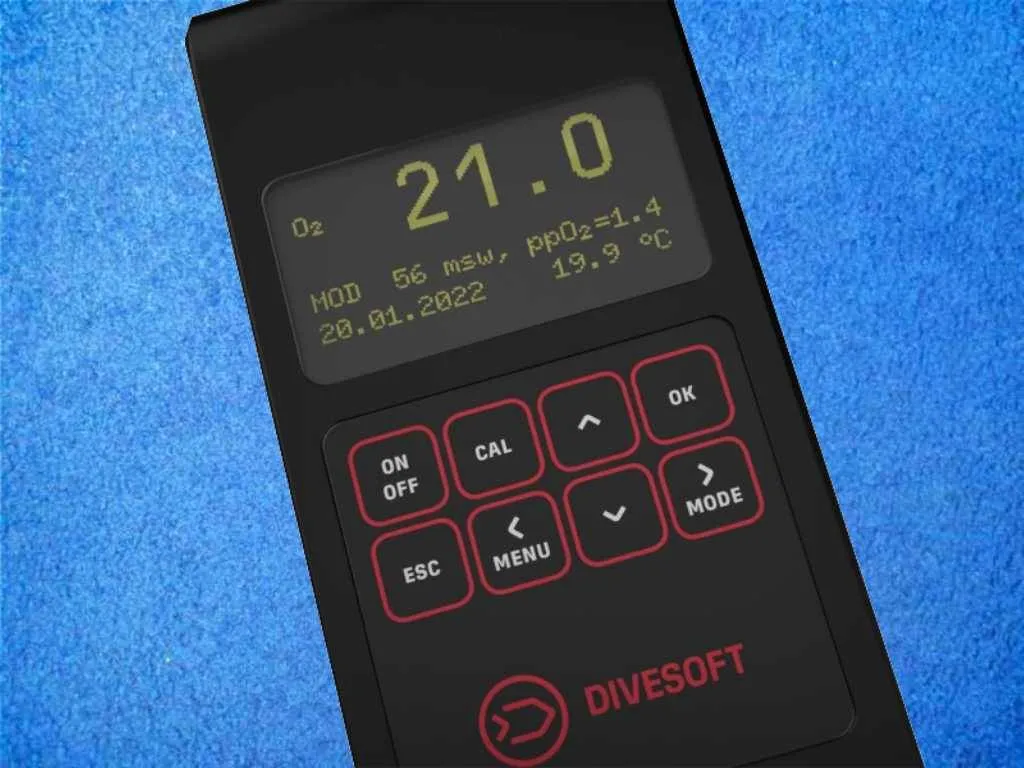 divesoft solo o2 analyser