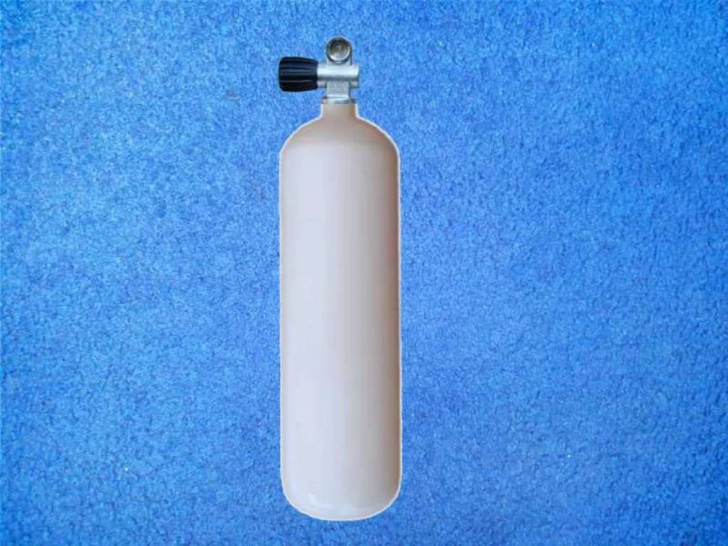 Tauchflasche 3 L Kurz mit Monoventil